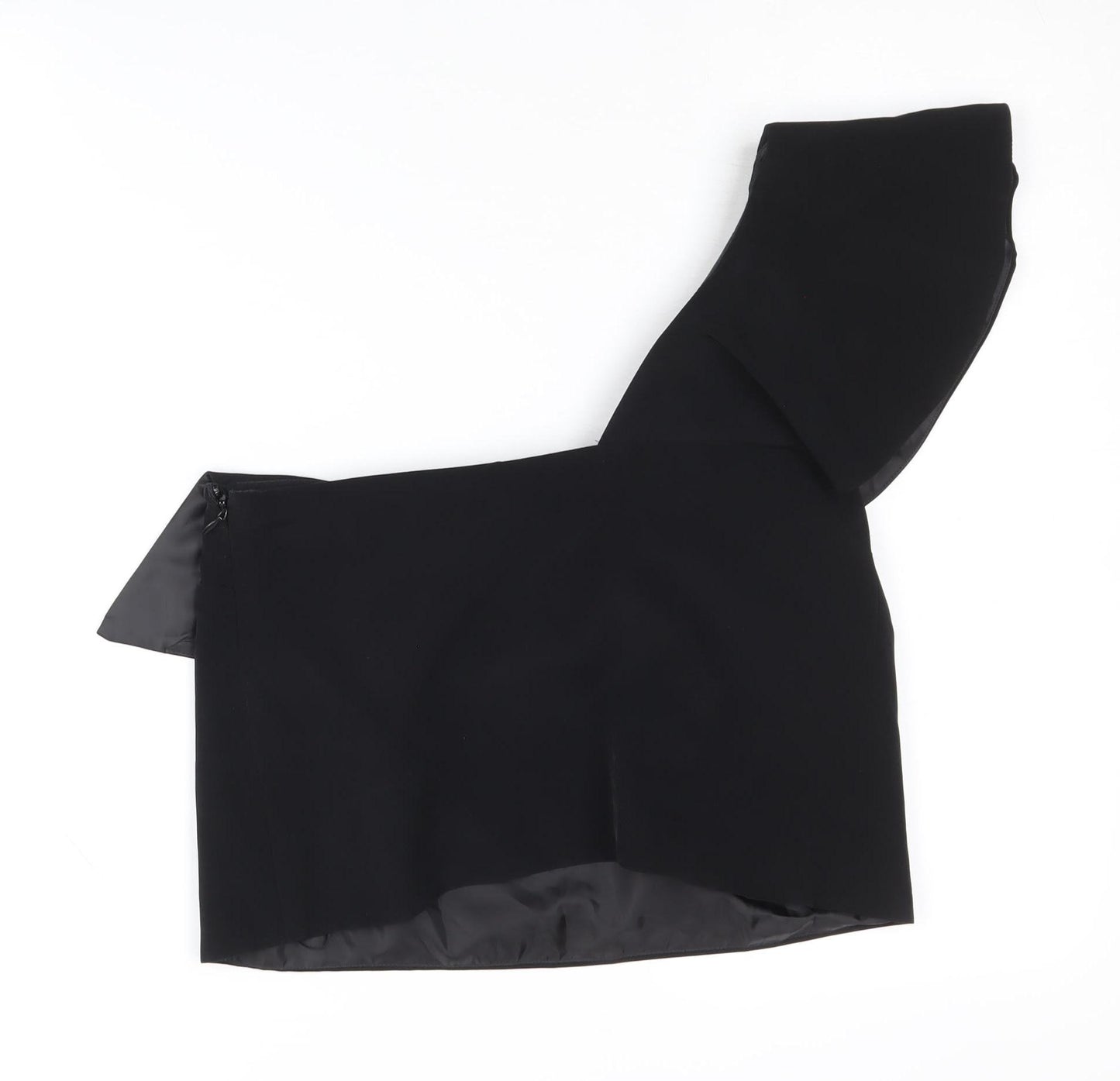 Topshop Women's Black One-Shoulder Blouse Size 8