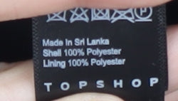 Topshop Women's Black One-Shoulder Blouse Size 8