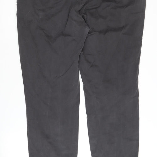 Christian Berg Men's Black Chino Trousers Size 46