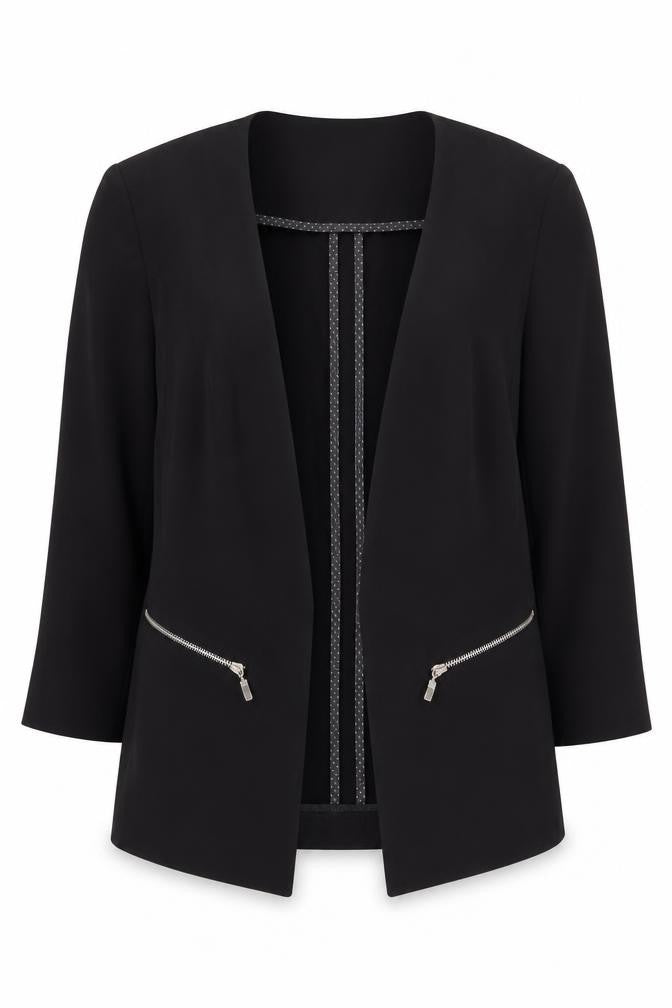 Front view of Marks & Spencer Women's Black Blazer, size 10