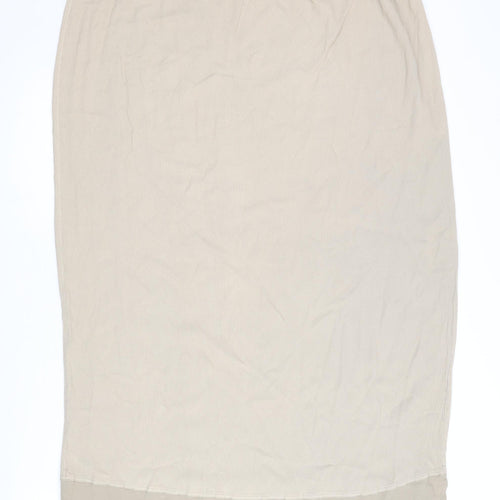 Planet Women's Beige Skirt Size L Viscose