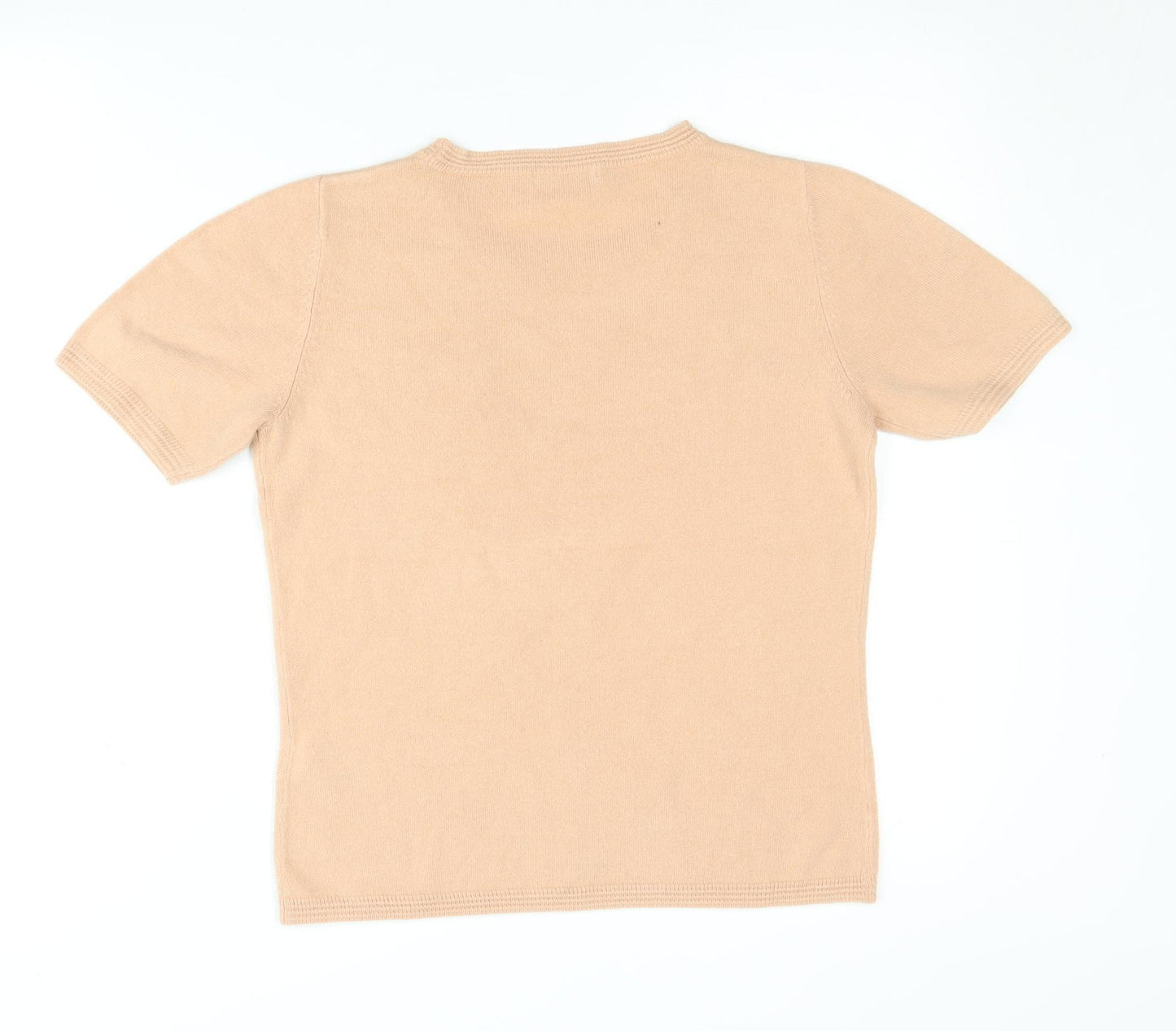 Marks and Spencer Beige Women's Pullover Jumper Size 8