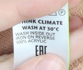 Marks and Spencer Beige Women's Pullover Jumper Size 8