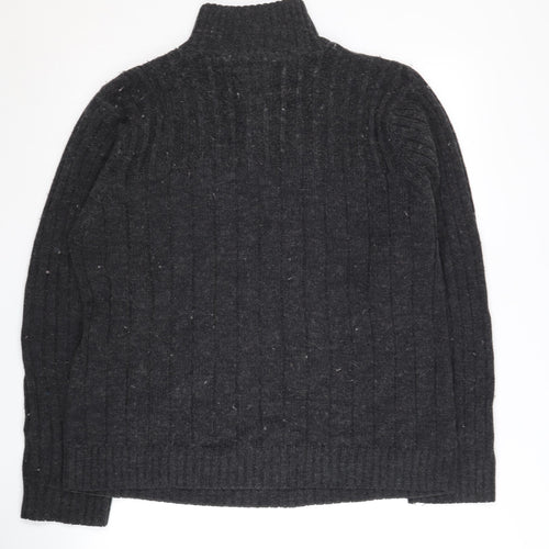 Kensington Dockside Men’s Black XL Cable Knit Jumper