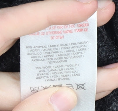 Kensington Dockside Men’s Black XL Cable Knit Jumper