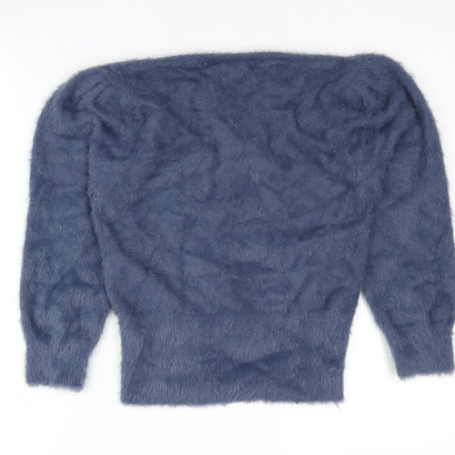 Zara Women's Blue Jumper, Size L, Long Sleeve