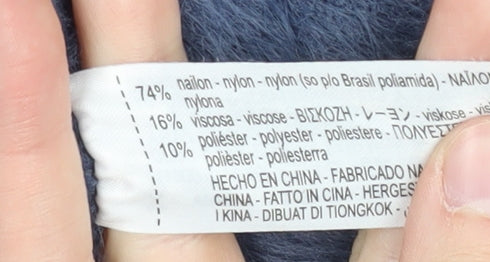 Zara Women's Blue Jumper, Size L, Long Sleeve