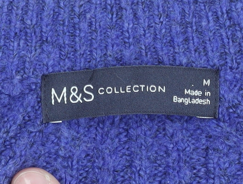 Marks and Spencer Women's Purple Cardigan M, Raglan Sleeve