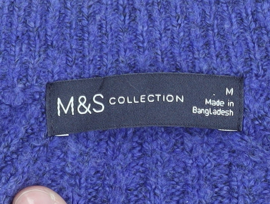 Marks and Spencer Women's Purple Cardigan M, Raglan Sleeve