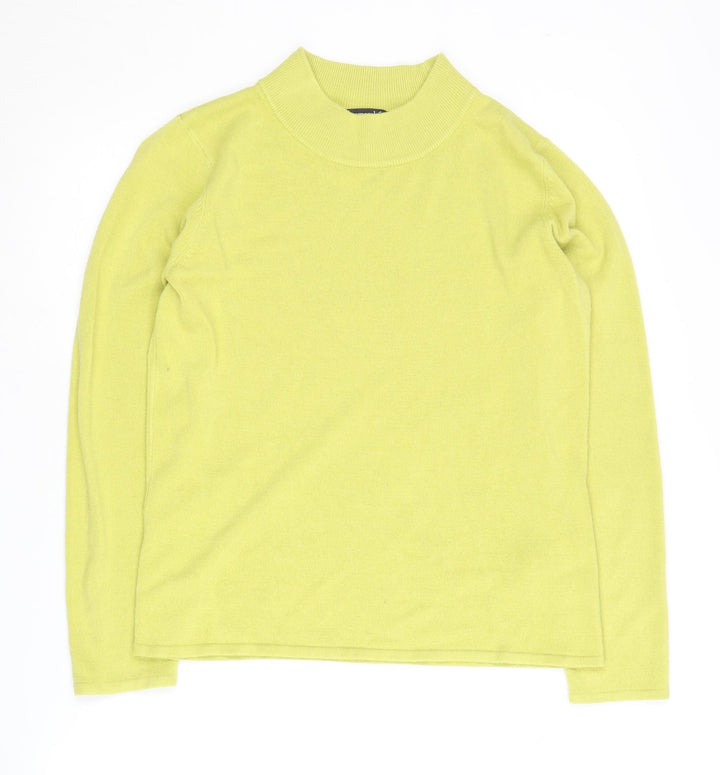 Bonmarché Women's Yellow Pullover Jumper Size 12/14