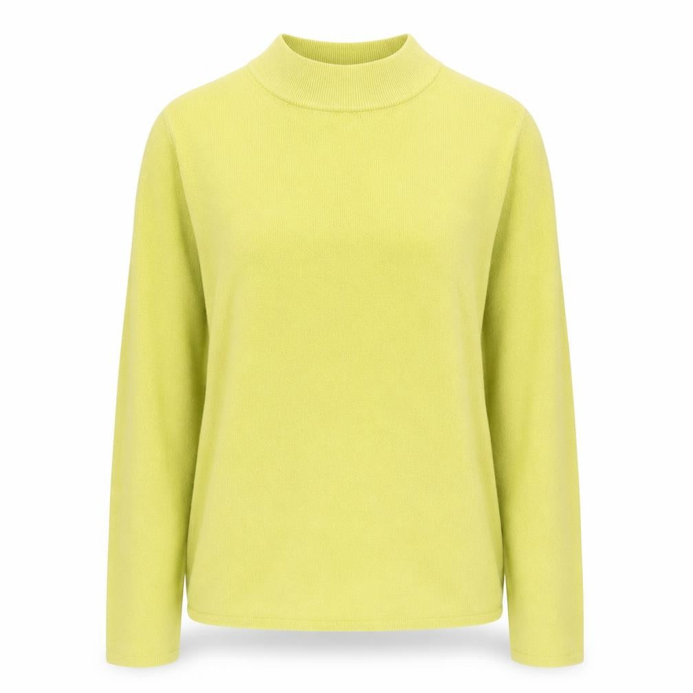 Front view of Bonmarché Women's Yellow jumper, size 12/14