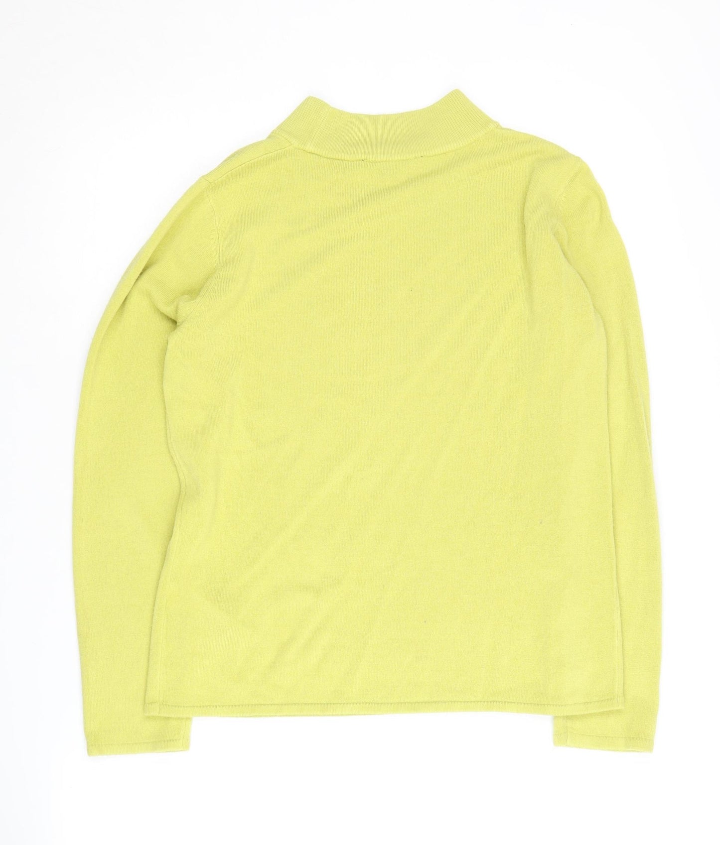 Bonmarché Women's Yellow Pullover Jumper Size 12/14