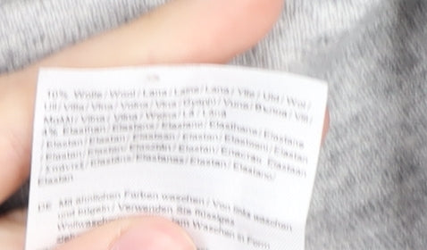 Street One Women's Grey Open Front Cardigan Size 12 Acrylic Knit