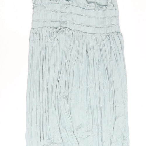 Next Women's Green One Shoulder Dress, Size 14