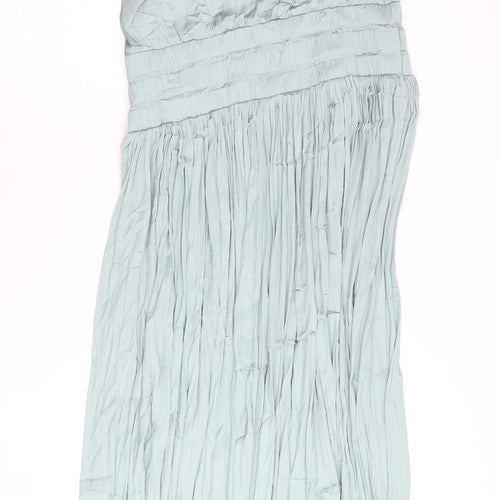 Next Women's Green One Shoulder Dress, Size 14