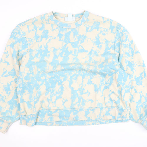 Monki Women's Blue Pullover Sweatshirt Size S