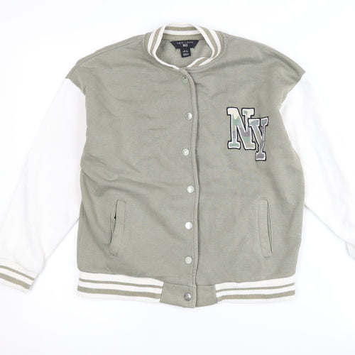 New Look Girls Varsity Jacket Green 10-11 Years