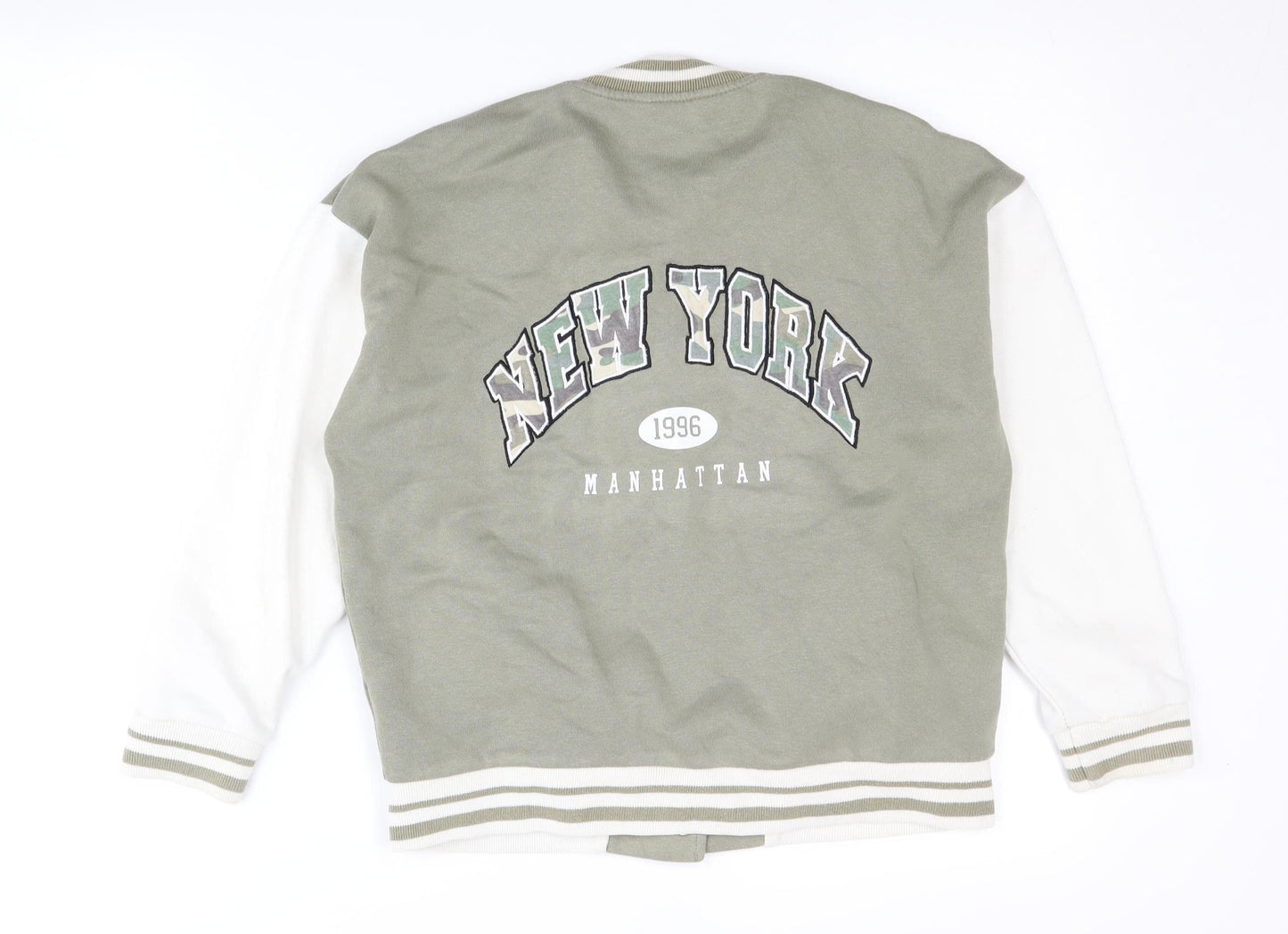 New Look Girls Varsity Jacket Green 10-11 Years