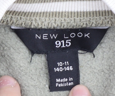 New Look Girls Varsity Jacket Green 10-11 Years