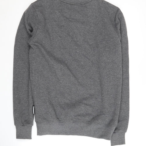 BCK & HRSY Men's Grey Graphic Sweatshirt S