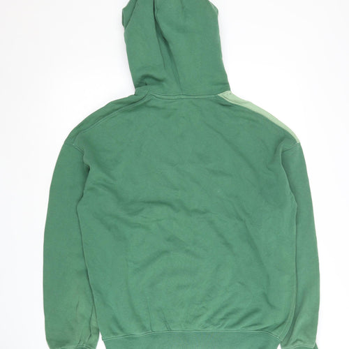 H&M Boys Green Colourblock Pullover Hoodie 12-13 Years