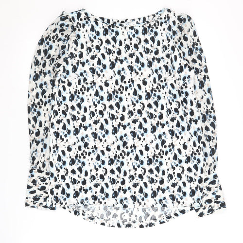 Next Women's Multicoloured Animal Print Blouse Size 6
