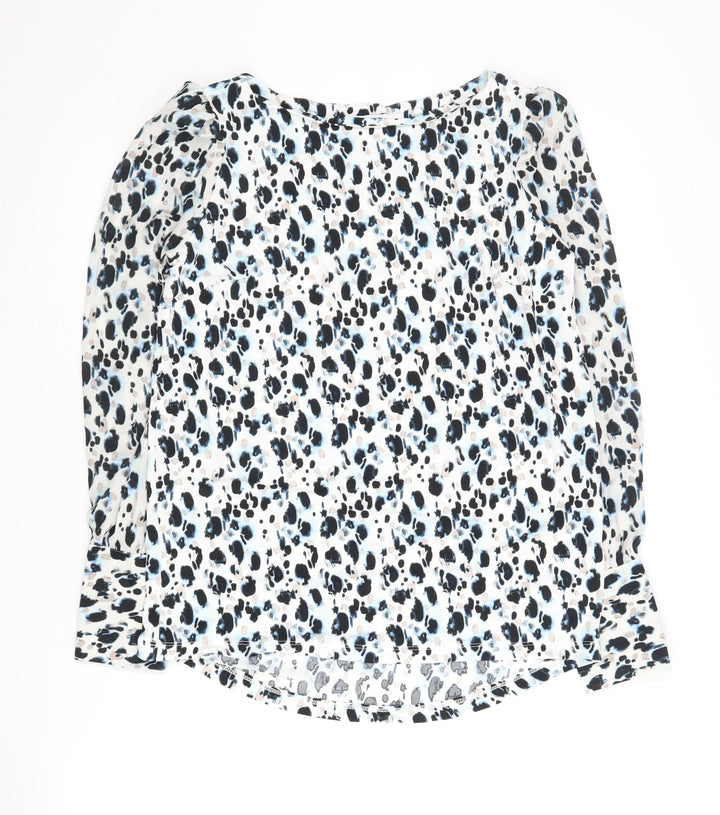 Next Women's Multicoloured Animal Print Blouse Size 6