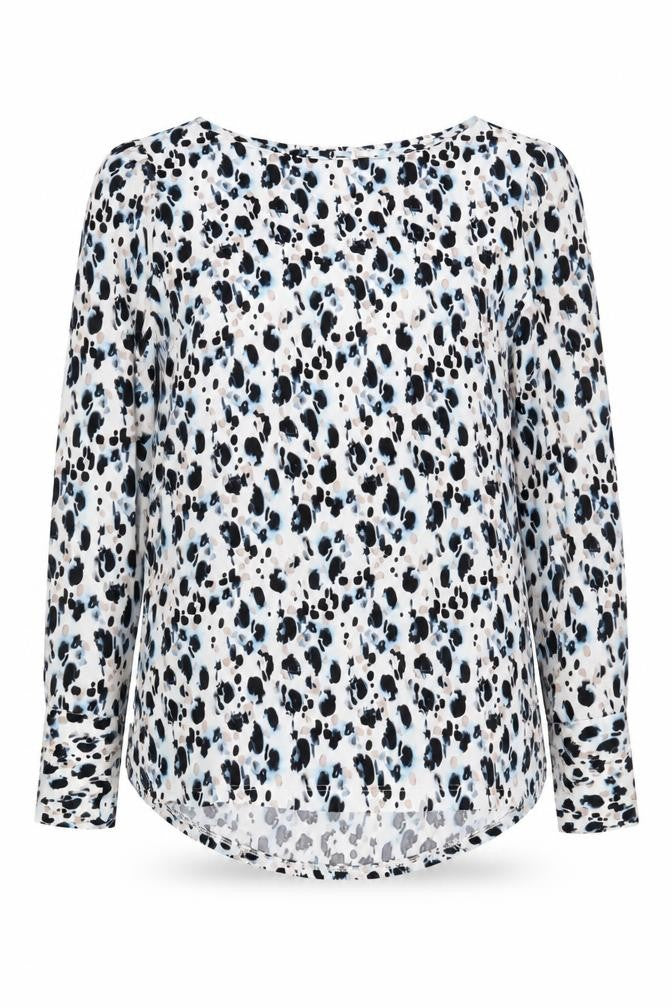 Front view of Next Women's Multicoloured Animal Print Blouse, size 6