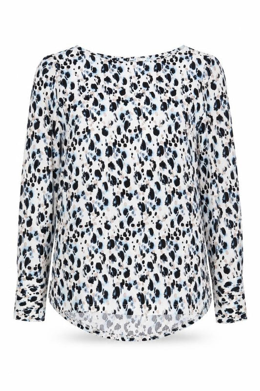 Front view of Next Women's Multicoloured Animal Print Blouse, size 6