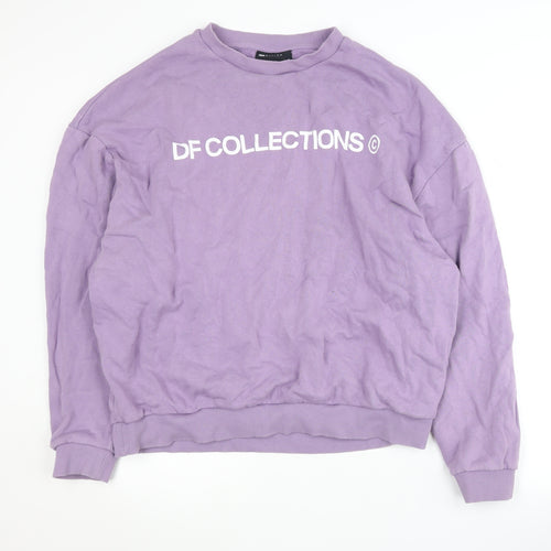 ASOS DESIGN Women's Purple Pullover Sweatshirt