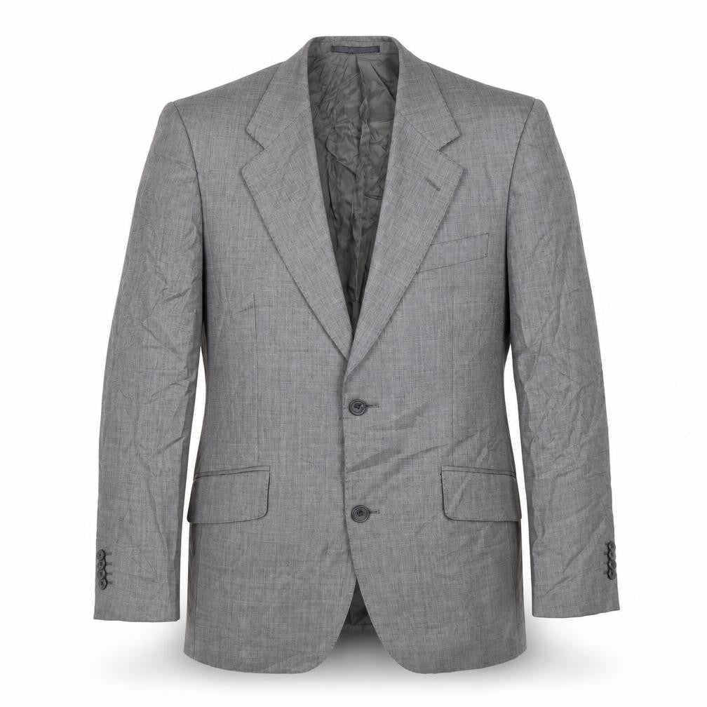 T.M. Lewin Men's Grey Wool Blazer Jacket 38S