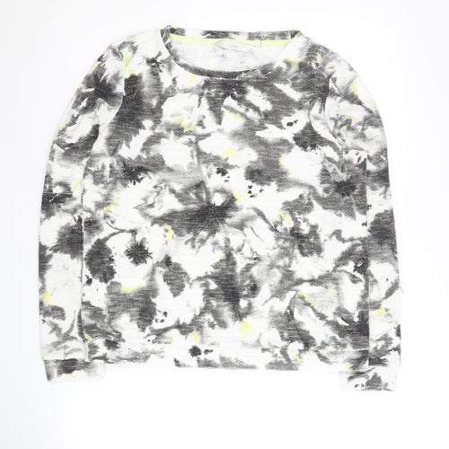 Nümph Women’s Grey Tie Dye Pullover Sweatshirt S