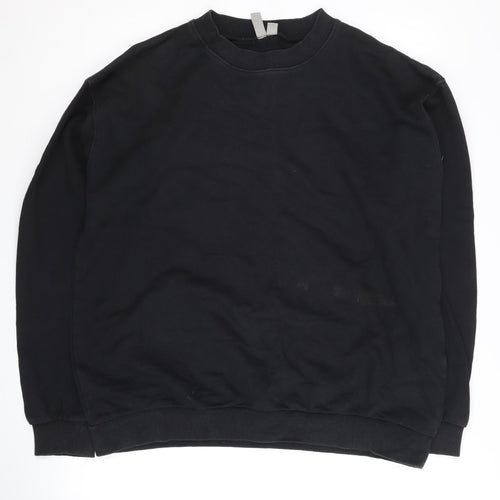 ASOS Women's Black Pullover Sweatshirt Size 14