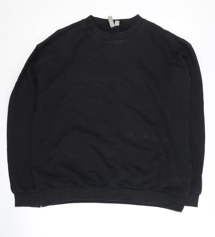 ASOS Women's Black Pullover Sweatshirt Size 14