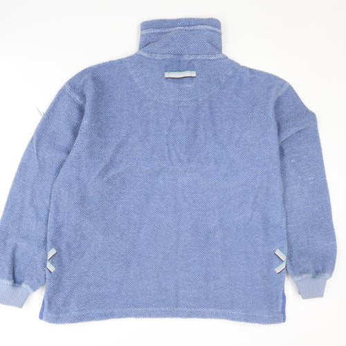 Deal Unisex Blue Pullover Sweatshirt L 1/4 Zip