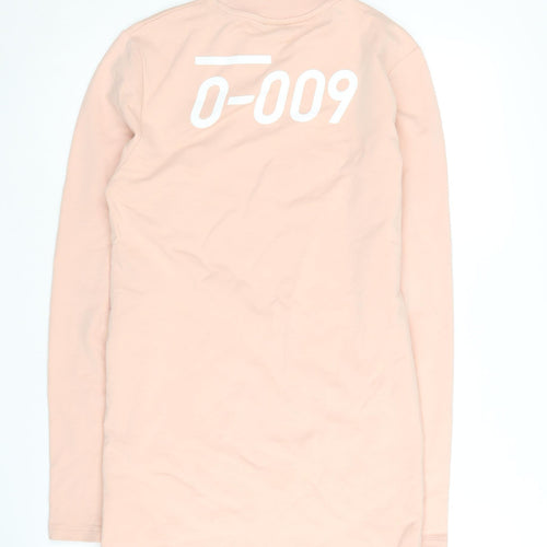 ASOS Women Pink XS Graphic Print Sweatshirt