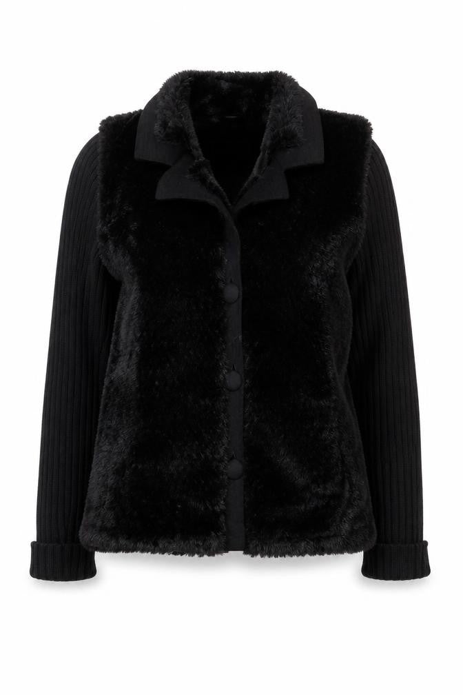 Front view of Marks & Spencer Women's Black M Basic Jacket