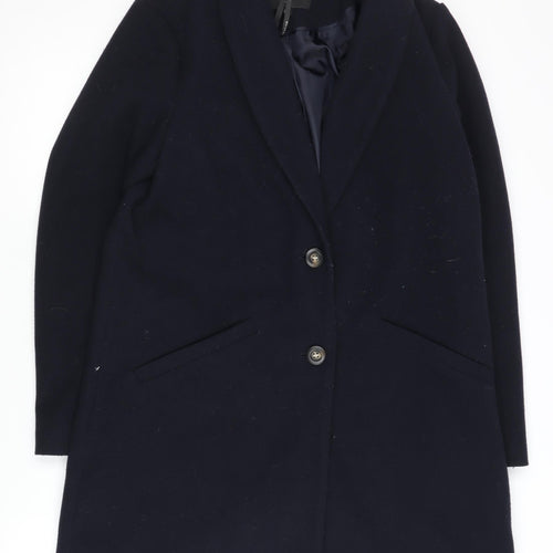 Dorothy Perkins Women's Black Overcoat UK 12