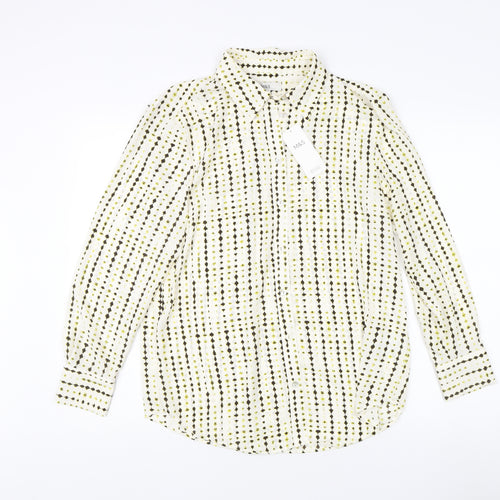 Marks and Spencer Women's Multicoloured Button-Up Shirt