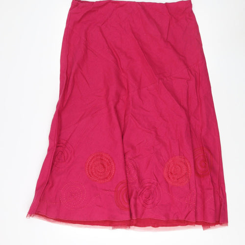 Mia Moda Women's Red Skirt Size 18