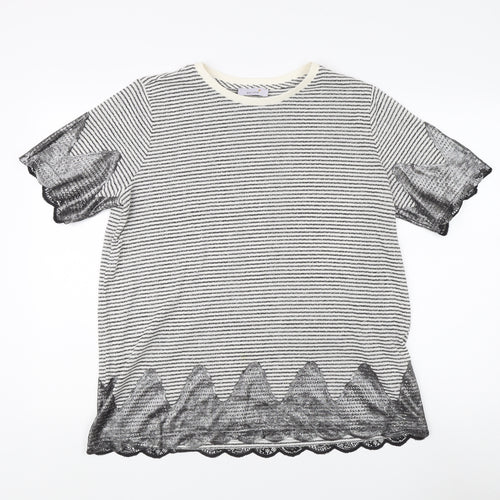 Marks and Spencer Women's Striped T-Shirt, Size 18