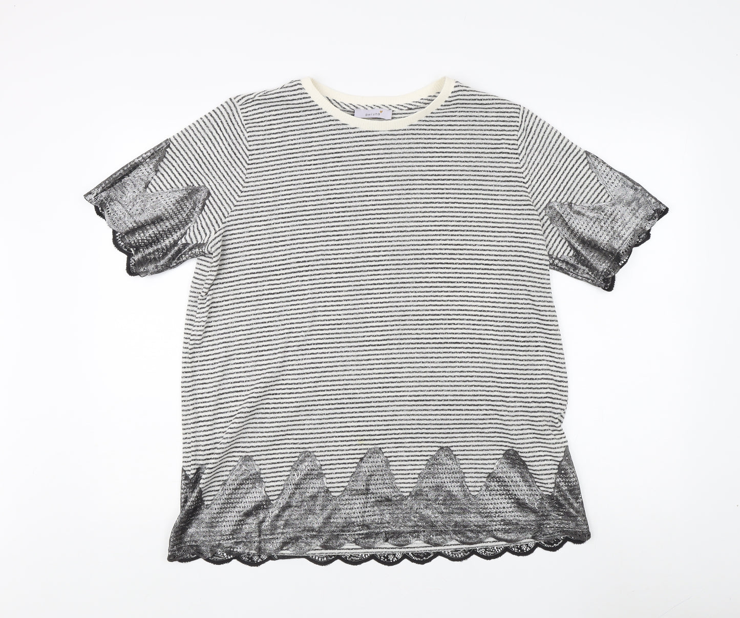 Marks and Spencer Women's Striped T-Shirt, Size 18