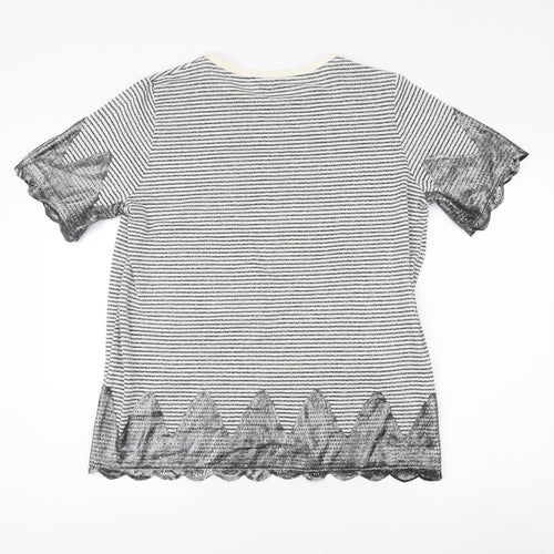 Marks and Spencer Women's Striped T-Shirt, Size 18