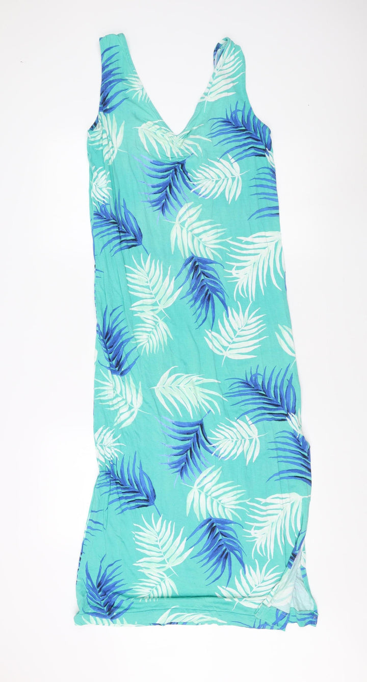 Marks & Spencer Women’s Blue Floral Slip Dress Size 12