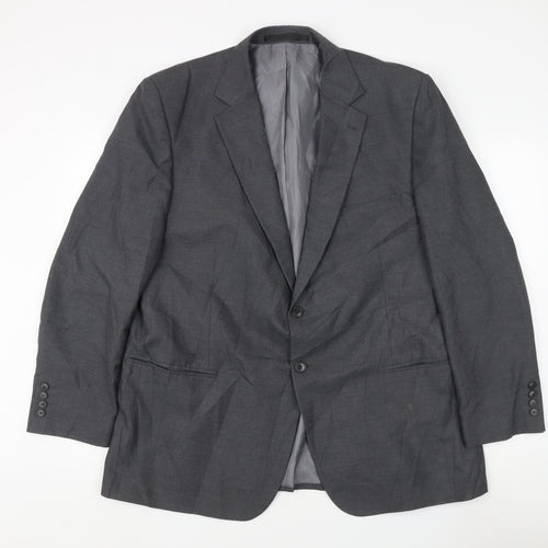 Marks and Spencer Men's Grey Suit Jacket 46R