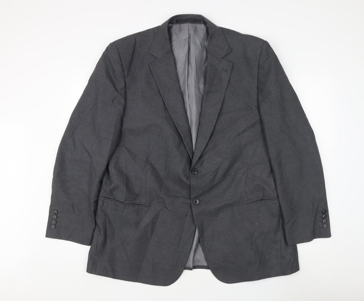 Marks and Spencer Men's Grey Suit Jacket 46R