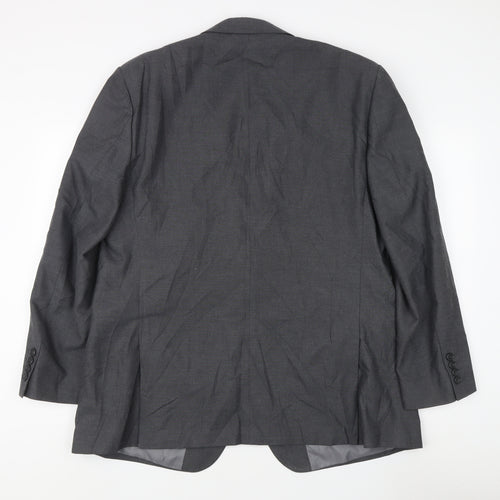 Marks and Spencer Men's Grey Suit Jacket 46R