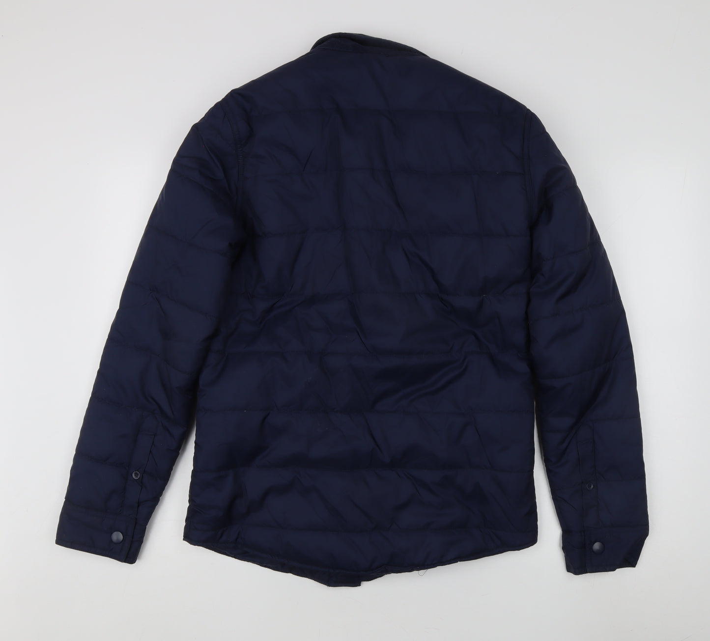BS Quality Apparel Men's Blue Quilted Jacket, Size S