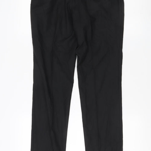 Marks and Spencer Men's Black Slim Trousers 30