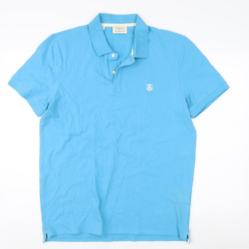 Selected Homme Blue Men's XL Polo Shirt